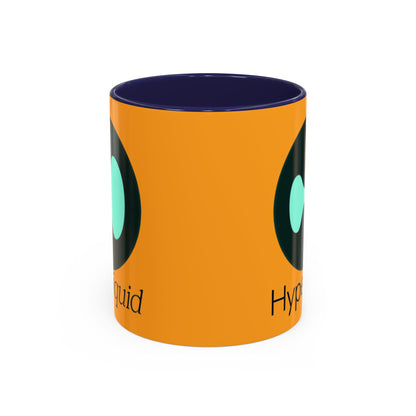 Hyperliquid Black font Orange Accent Mug by cypherpunkgear.com