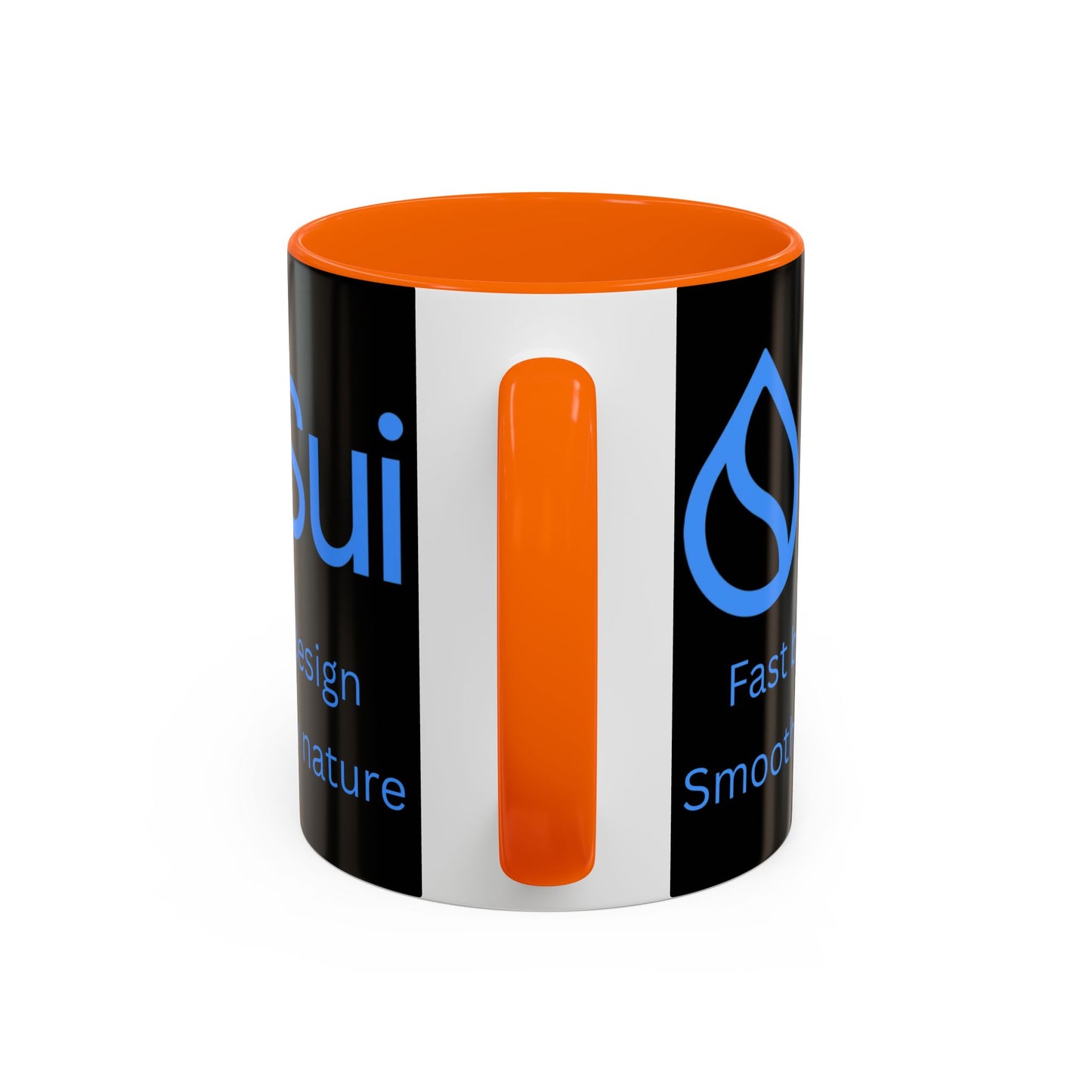 SUI Black Accent Mug by cypherpunkgear.com
