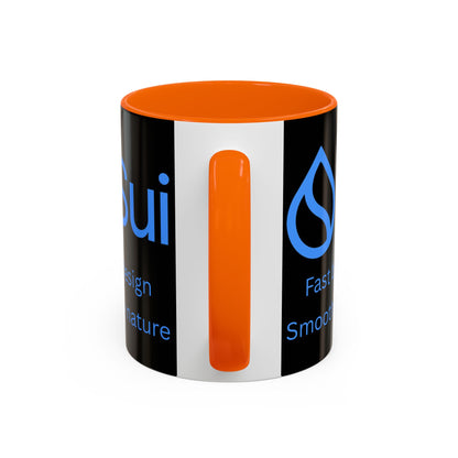 SUI Black Accent Mug by cypherpunkgear.com