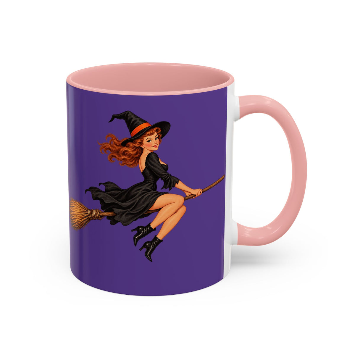 Hazel Hex Purple Accent Mug by CreepyCrafts.boo