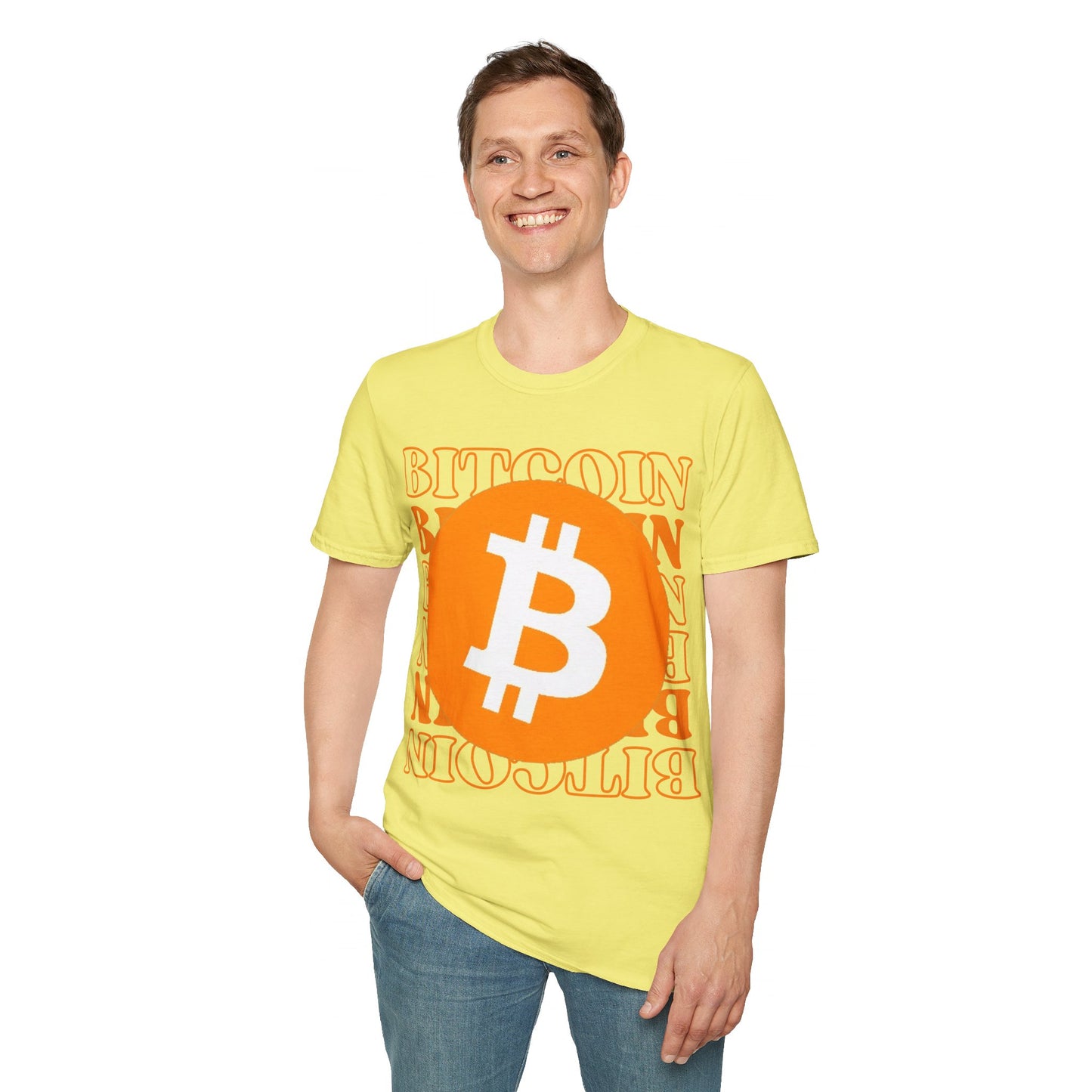 Bitcoin Bitcoin Bitcoin (BTC) LTcolors Unisex T-Shirt by cypherpunkgear