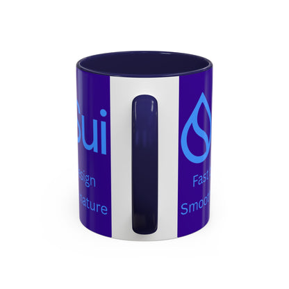 SUI Purple Accent Mug by cypherpunkgear.com