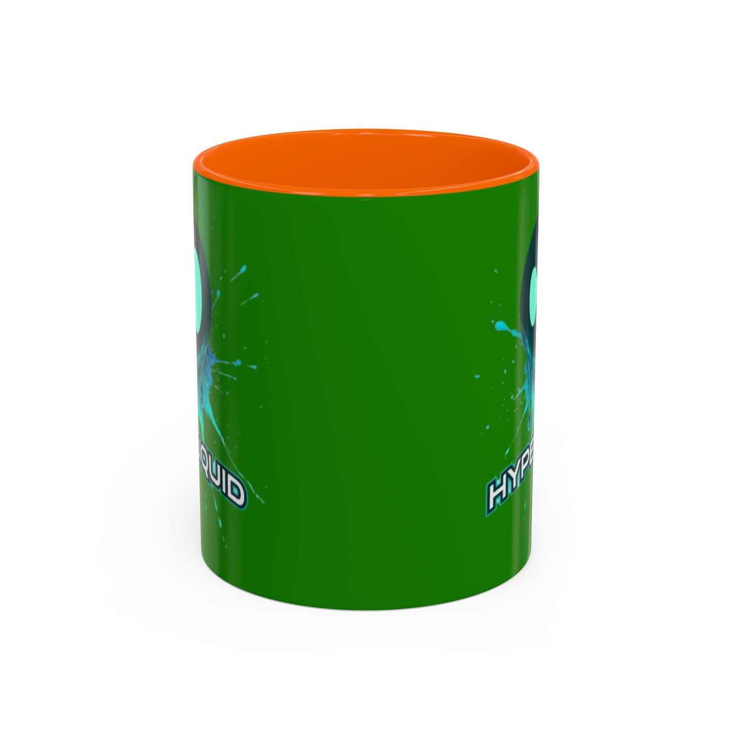 HYPE Drip Green Accent Mug by cypherpunkgear.com