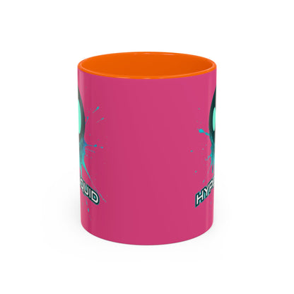 HYPE Drip Pink Accent Mug by cypherpunkgear.com