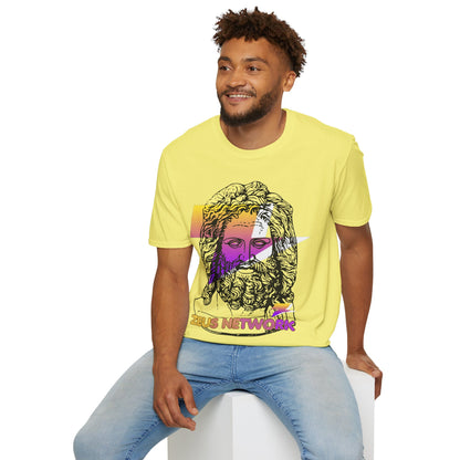 Zeus Network Light colors Unisex T-Shirt by cypherpunkgear.com