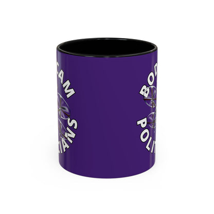 Bodycam the Politicians Drone Purple Accent Mug by cypherpunkgear.com