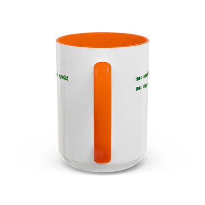 Sometimes I talk to myself - me: omg...same White Accent Mug by cypherpunkgear.com