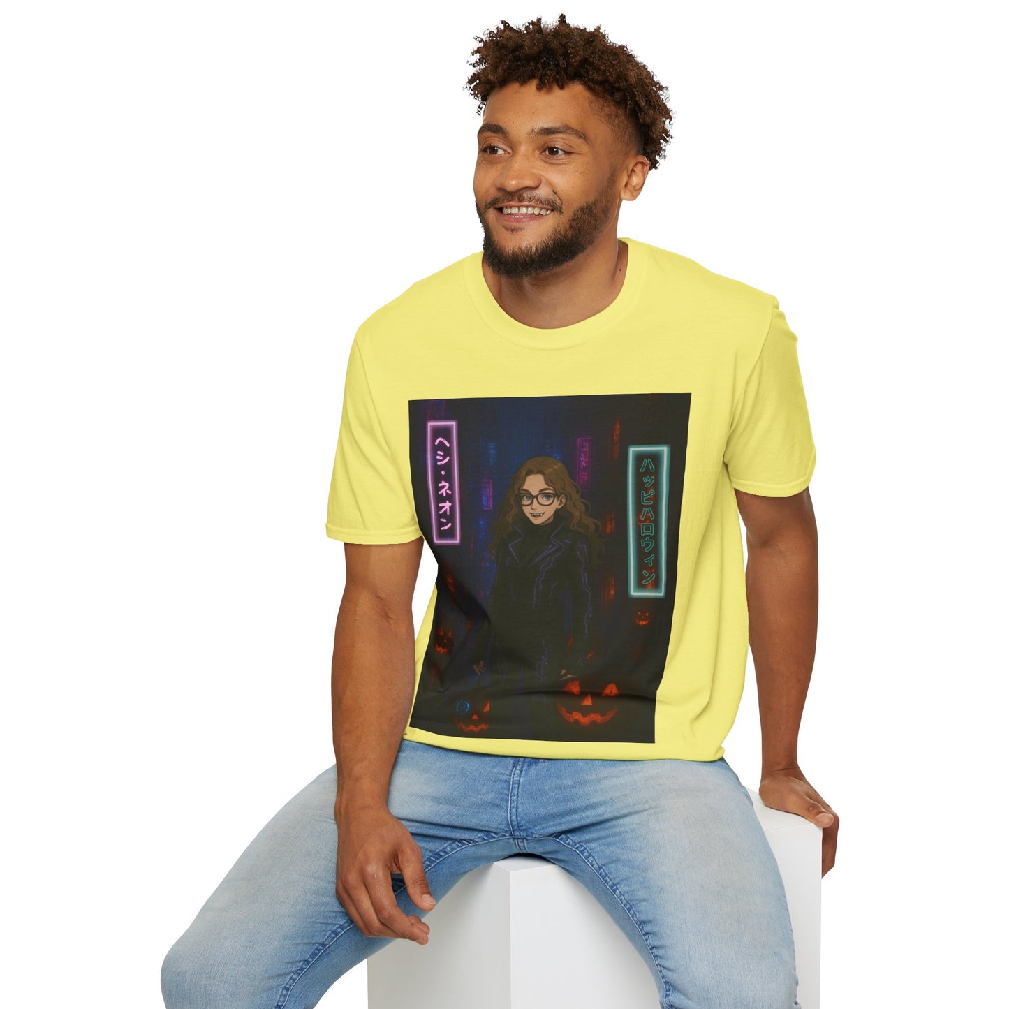 Hethyr Neon Light colors Unisex T-Shirt by CreepyCrafts.boo