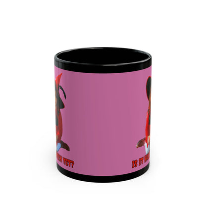 Is it Halloween yet? Pink Mug by CreepyCrafts.boo