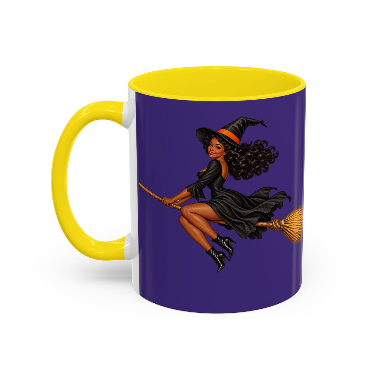 Velvet Vex Purple Accent Mug by CreepyCrafts.boo