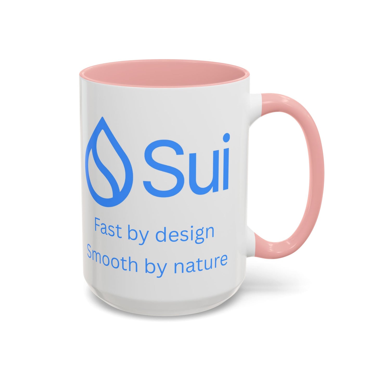 SUI White Accent Mug by cypherpunkgear.com