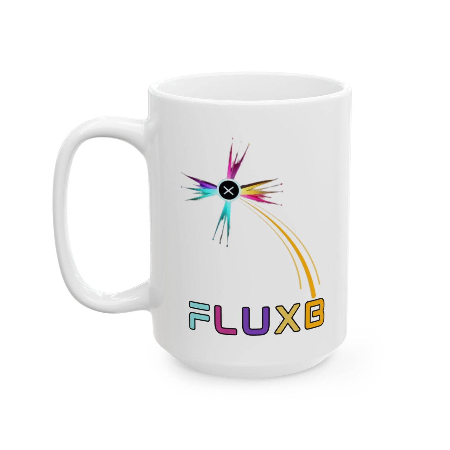 FluxBeam (FLUXB) White Mug by cypherpunkgear.com