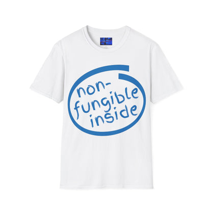 Non-Fungible Inside Light colors Unisex T-Shirt by cypherpunkgear.com