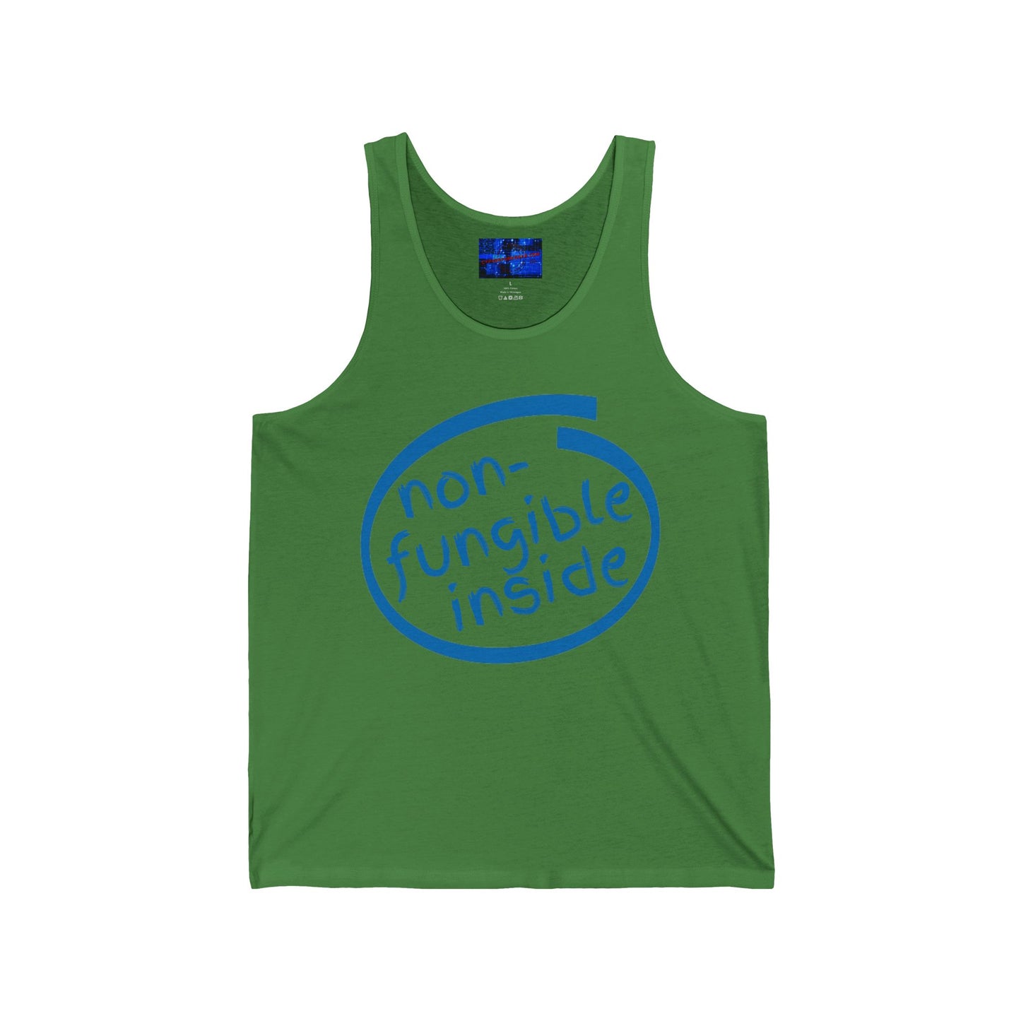Non-Fungible Inside Unisex Jersey Tank Top by cypherpunkgear.com
