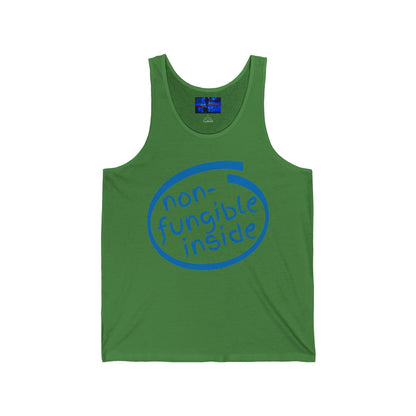 Non-Fungible Inside Unisex Jersey Tank Top by cypherpunkgear.com