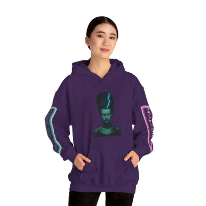 Bride of Frankenpunk Hoodie Unisex Hooded Sweatshirt by CreepyCrafts.boo