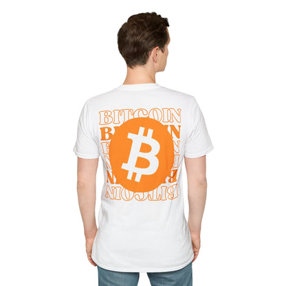 2-sided, Bitcoin, Bitcoin, Bitcoin (BTC) Light colors Unisex T-Shirt by cypherpunkgear.com