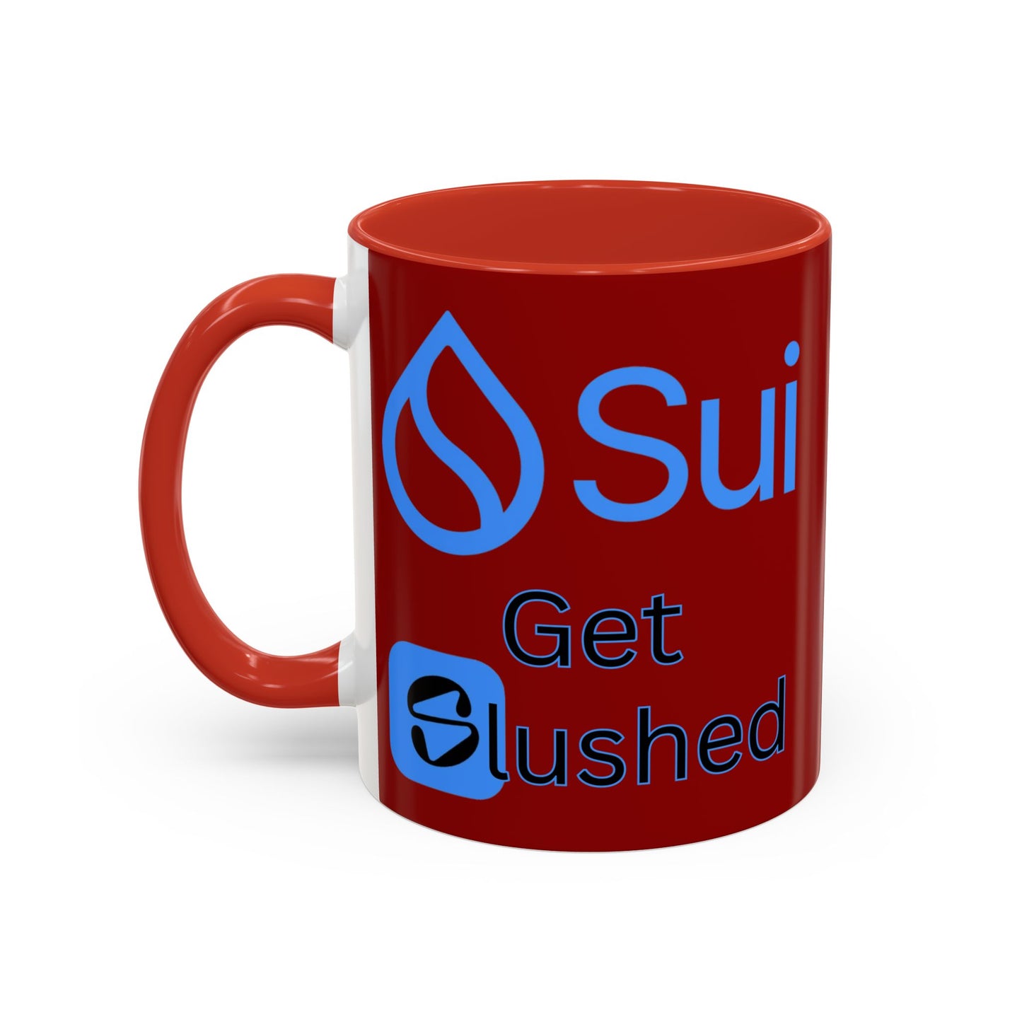 Sui: Get Slushed Red Accent Mug by cypherpunkgear.com
