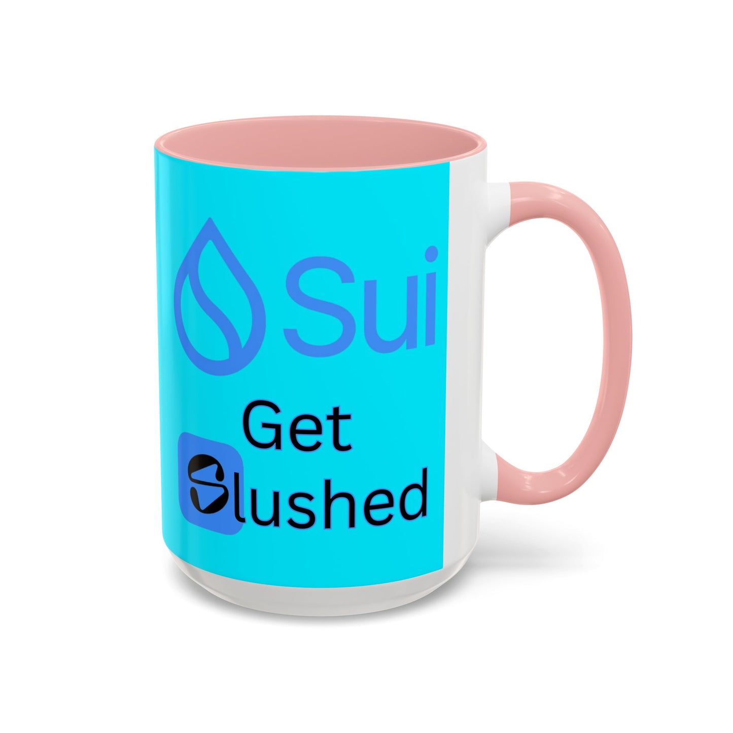 Sui: Get Slushed Light Blue Accent Mug by cypherpunkgear.com