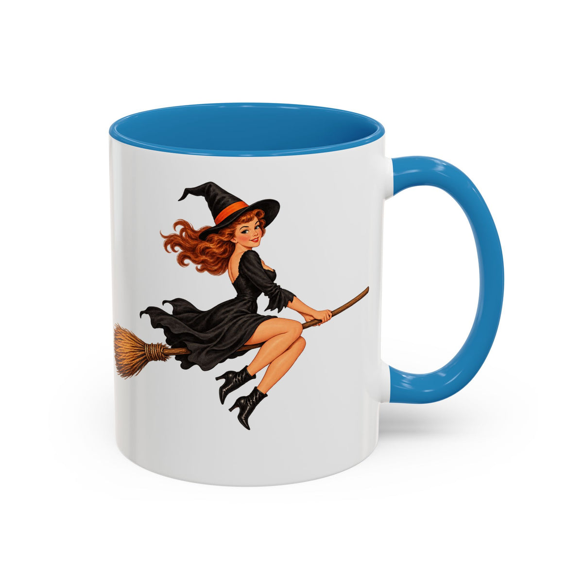 Hazel Hex White Accent Mug by CreepyCrafts.boo