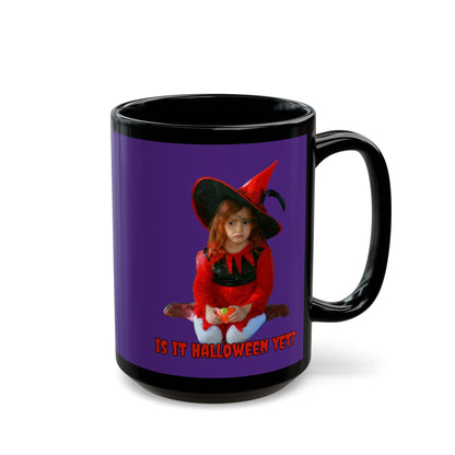 Is it Halloween yet? Dark Purple Mug by CreepyCrafts.boo
