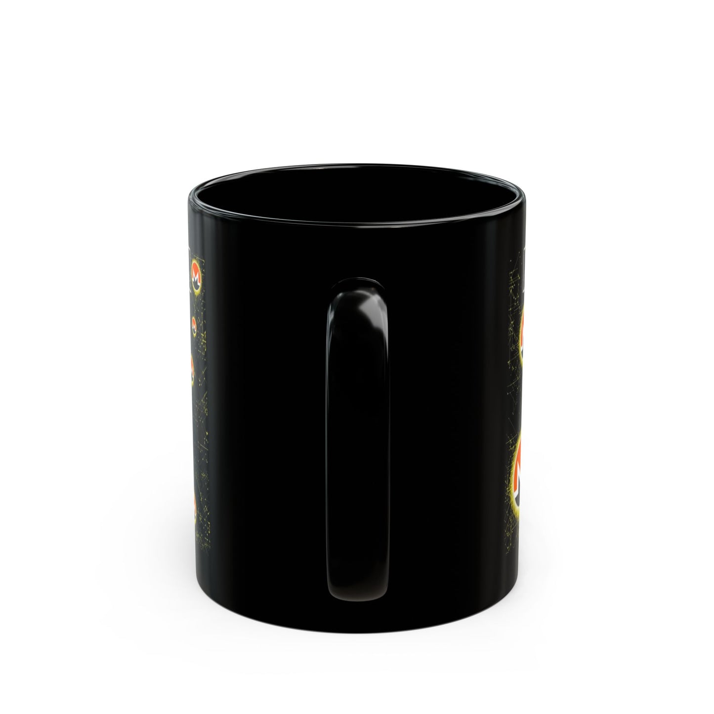 Monero (XMR) don't assume your freedoms are assured Black Mug by cypherpunkgear.com