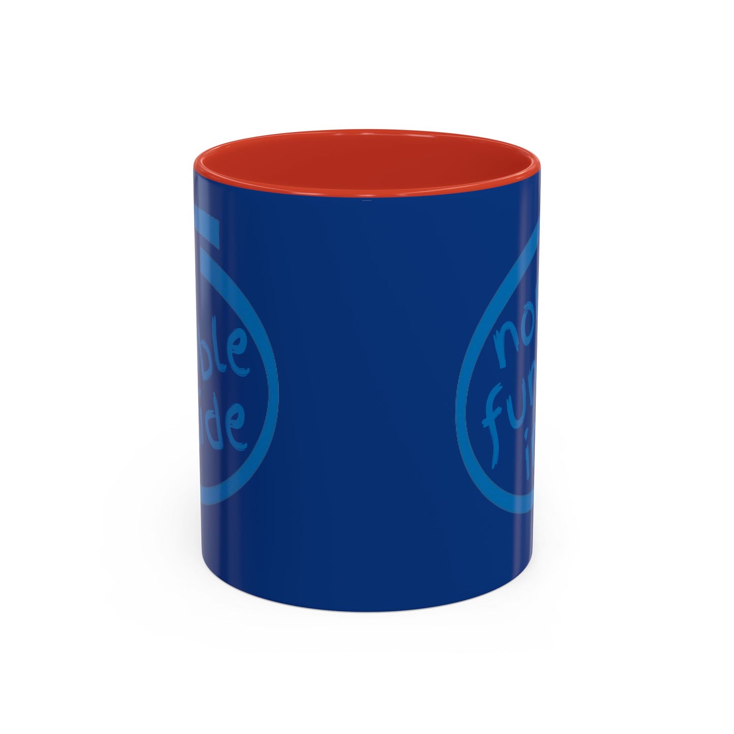 Non-Fungible Inside Dark Blue Accent Mug by cypherpunkgear.com