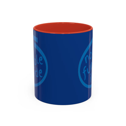 Non-Fungible Inside Dark Blue Accent Mug by cypherpunkgear.com
