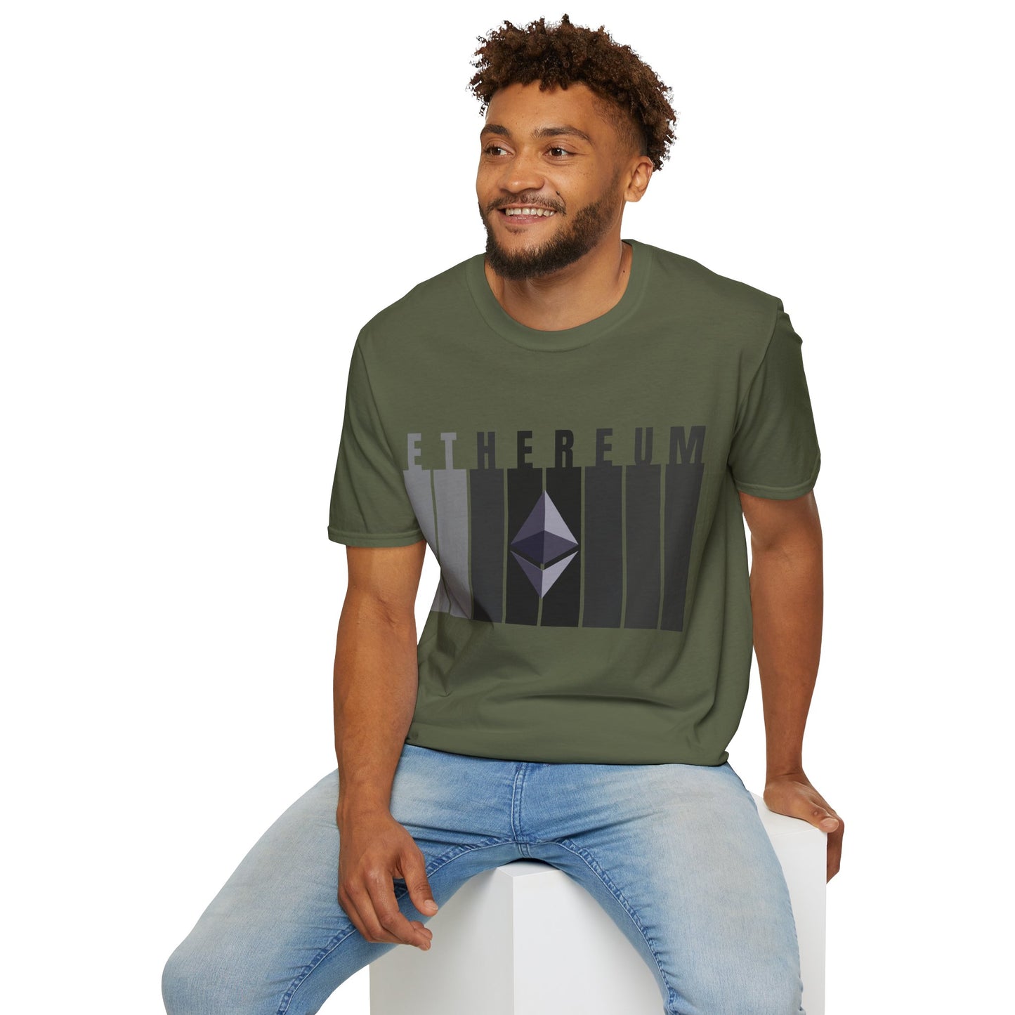 Ethereum (ETH) DKcolors Unisex T-Shirt by cypherpunkgear.com