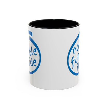 Non-Fungible Inside White Accent Mug by cypherpunkgear.com