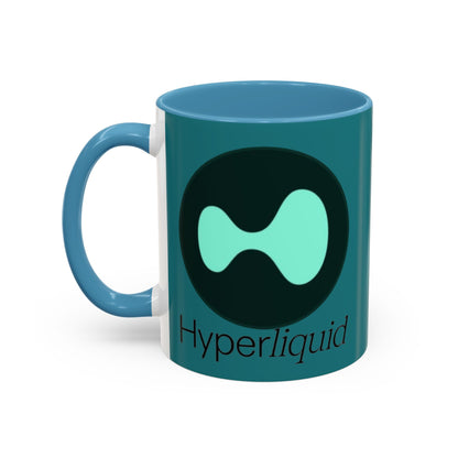 Hyperliquid Black font Hyperliquid Accent Mug by cypherpunkgear.com