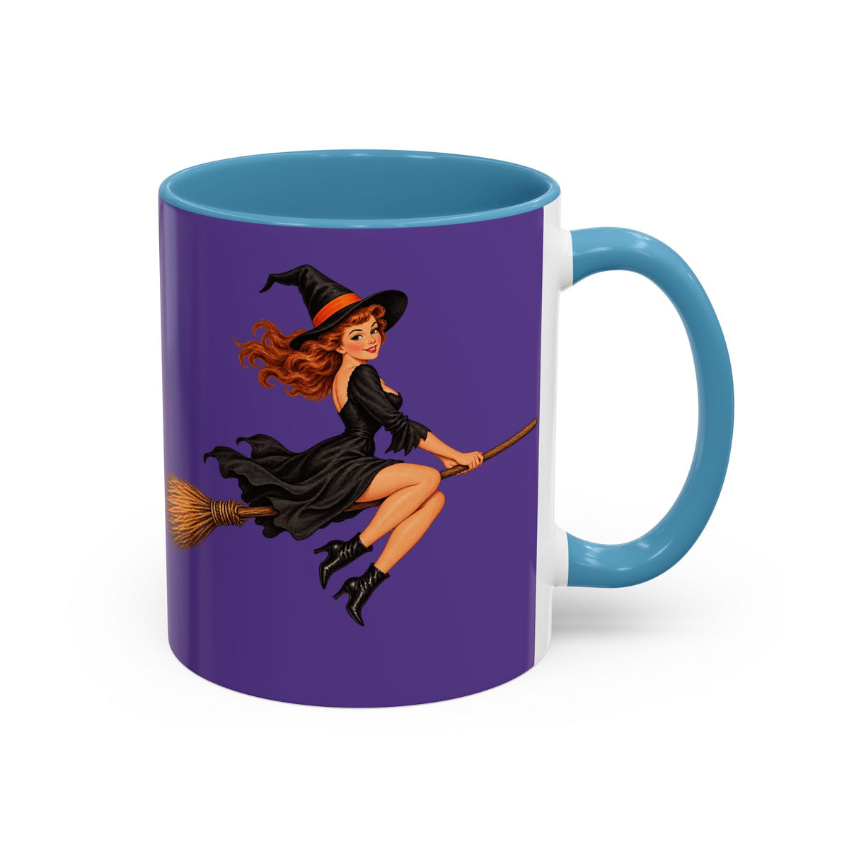 Hazel Hex Purple Accent Mug by CreepyCrafts.boo