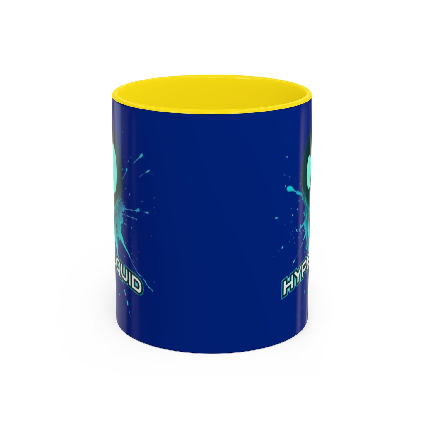 HYPE Drip Blue Accent Mug by cypherpunkgear.com