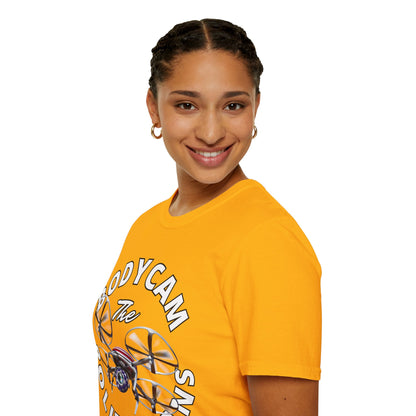 Bodycam the Politicians Drone Light colors Unisex T-Shirt by cypherpunkgear.com