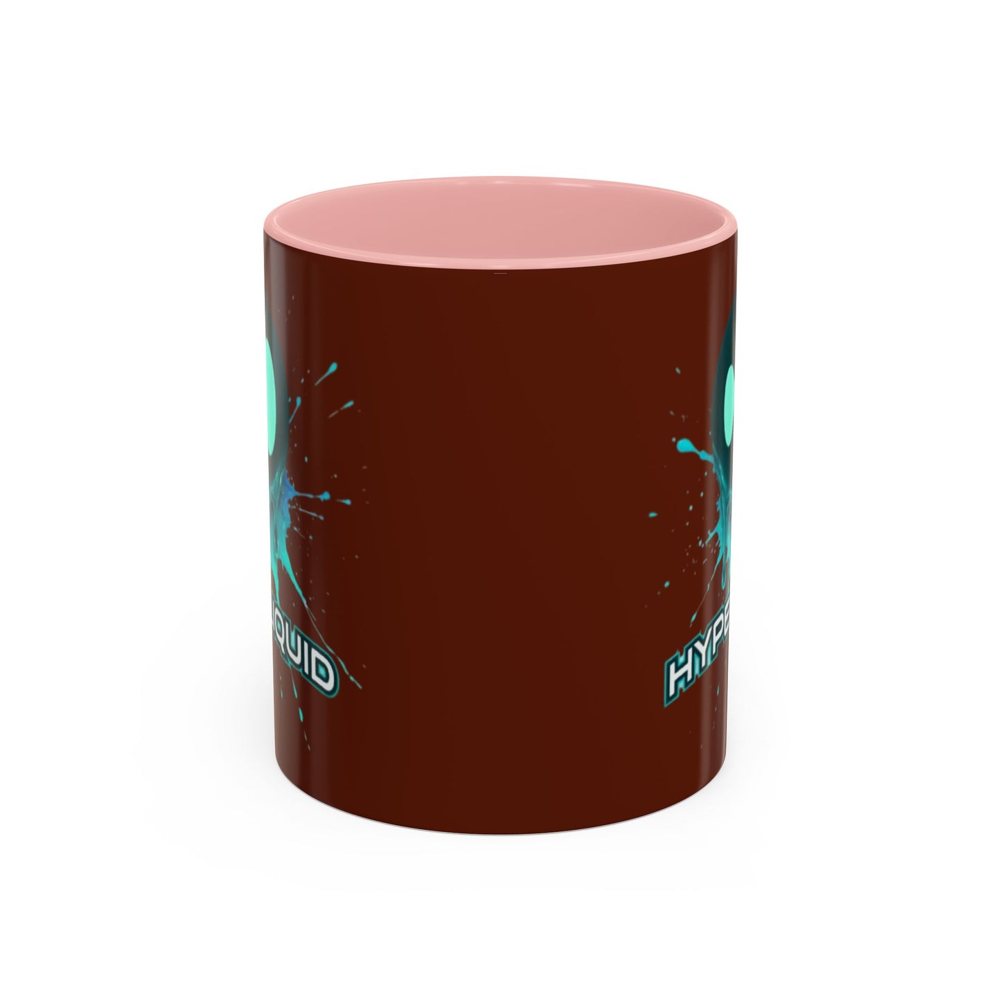 HYPE Drip Brown Accent Mug by cypherpunkgear.com