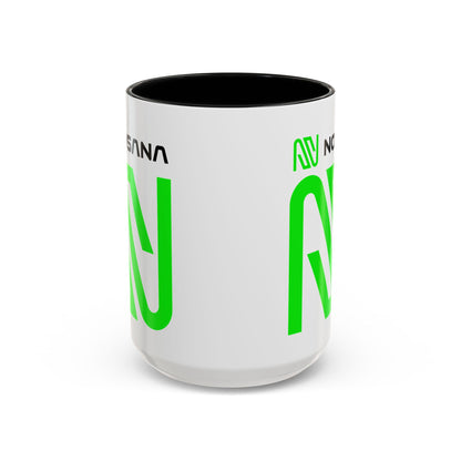 Nosana (NOS) Accent Mug by cypherpunkgear.com