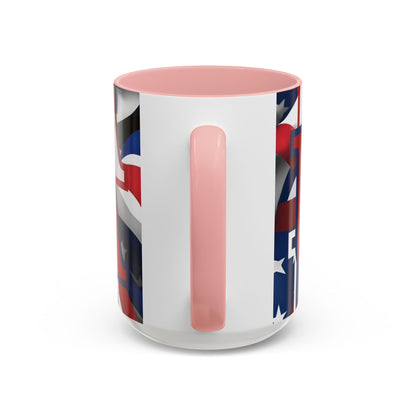 ¡EE.UU! ¡EE.UU! ¡EE.UU! ¡Patriota por cypherpunkgear! Taza de café decorativa (11, 15 oz)