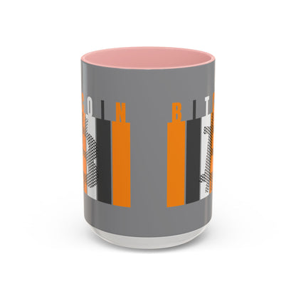 Bitcoin (BTC) Freedom Accent Mug by cypherpunkgear.com