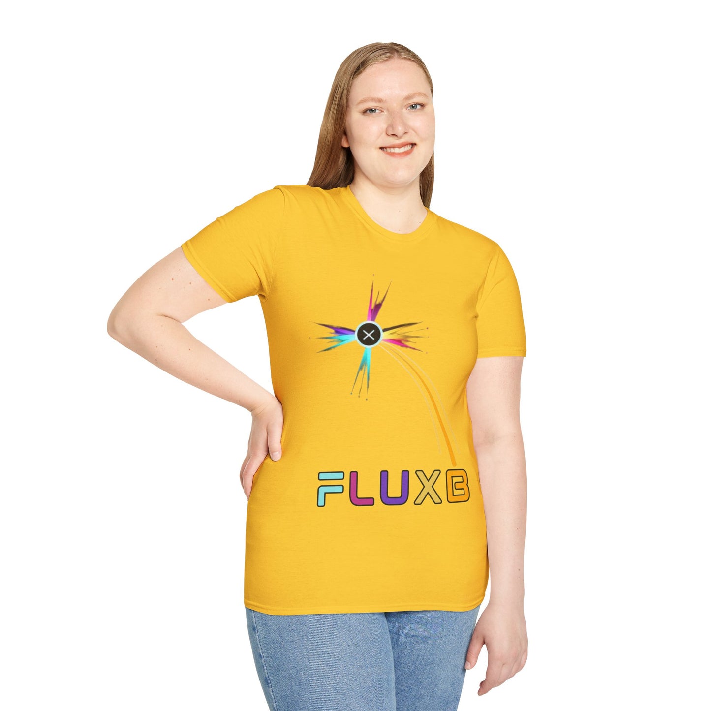 FluxBeam (FLUXB) Light colors Unisex T-Shirt by cypherpunkgear.com