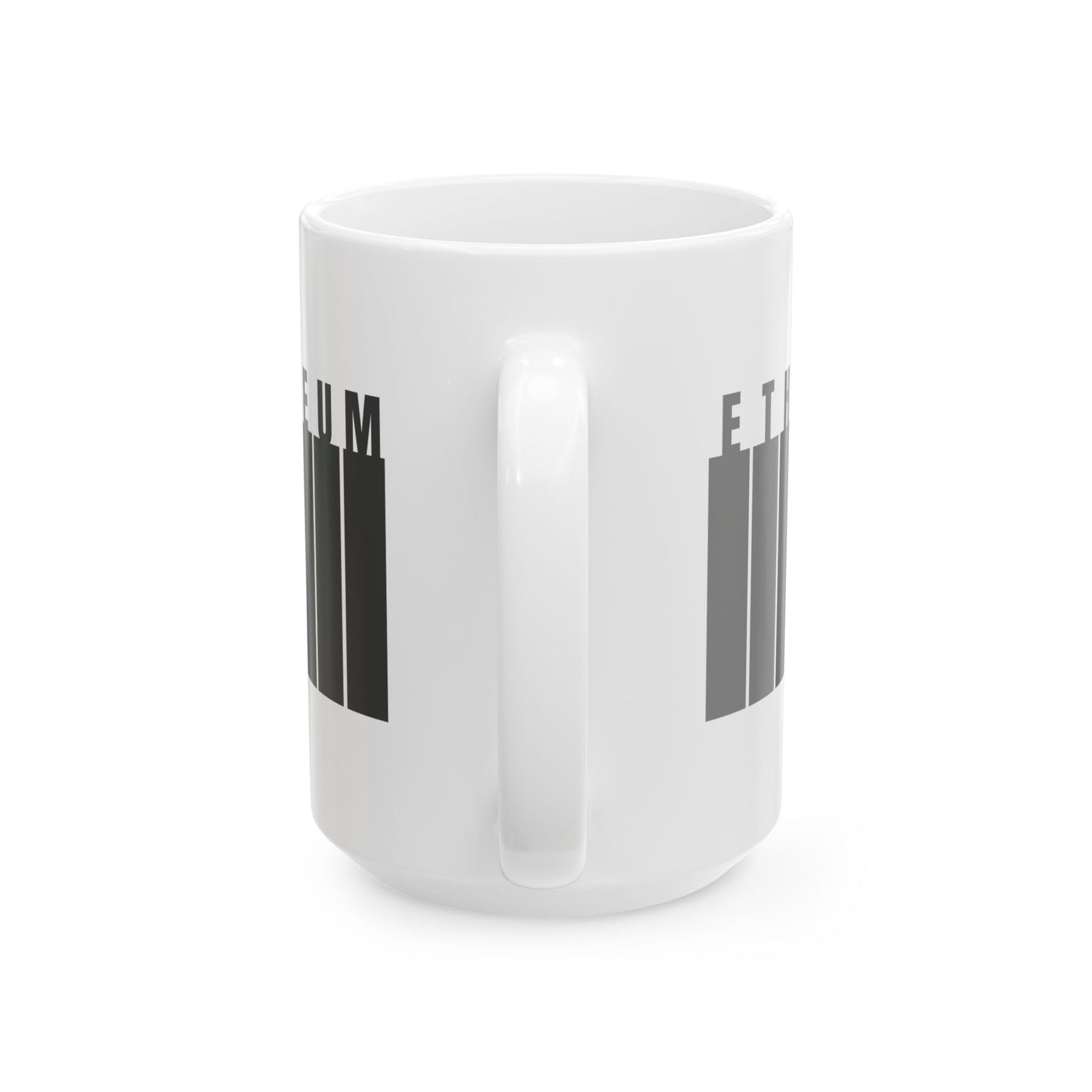 Ethereum (ETH) White Mug by cypherpunkgear