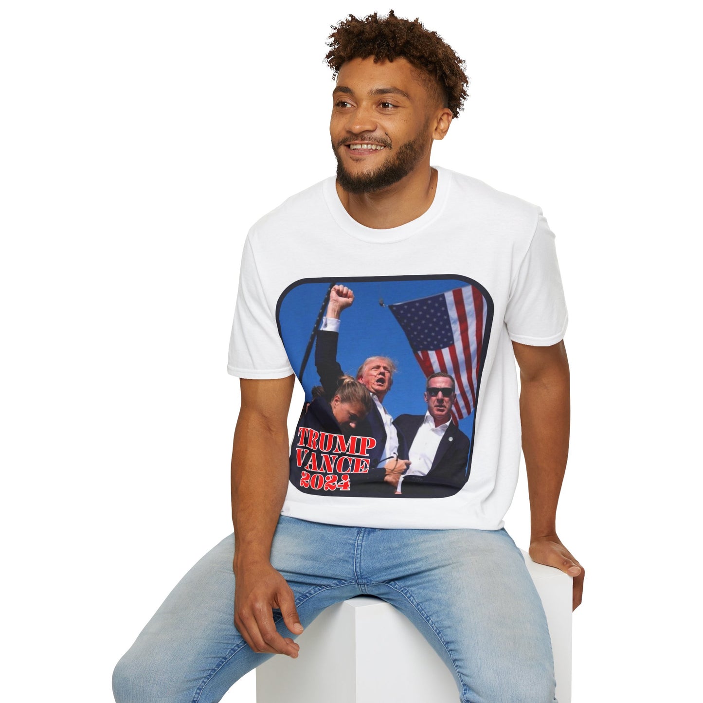 Trump and Vance 2024 LTcolors Unisex T-Shirt by cypherpunkgear