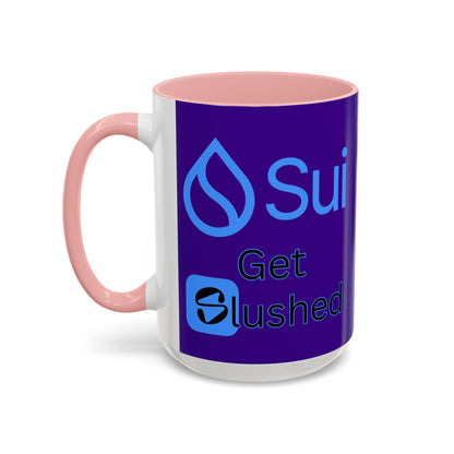 Sui: Get Slushed Purple Accent Mug by cypherpunkgear.com