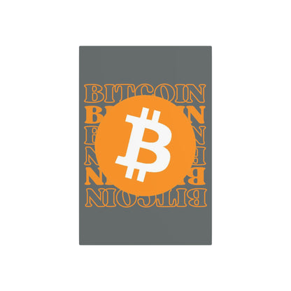 Bitcoin Bitcoin Bitcoin (BTC) Metal Art Sign by cypherpunkgear