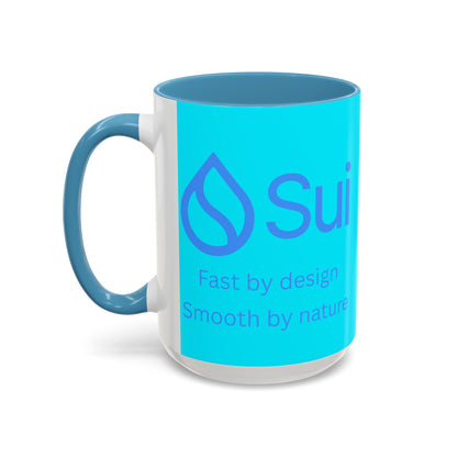 SUI Light Blue Accent Mug by cypherpunkgear.com