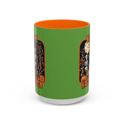 Spooktacular Skeletons of Halloween Accent Mug by CreepyCrafts.boo