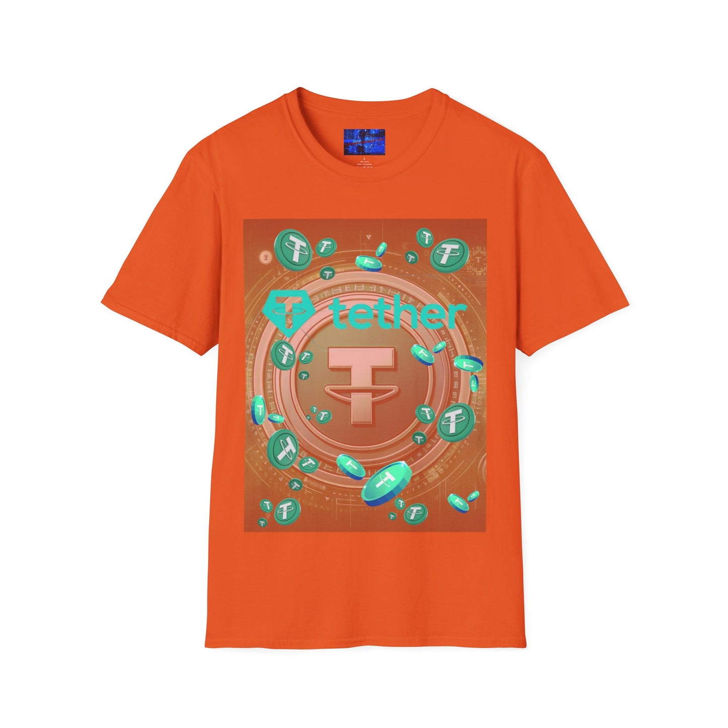 Tether Light colors Unisex T-Shirt by cypherpunkgear.com