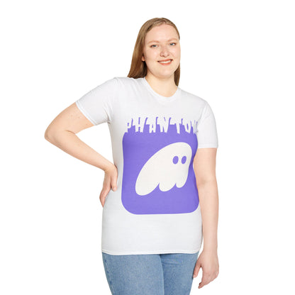 Phantom Hot Wallet Light colors Unisex T-Shirt by cypherpunkgear.com