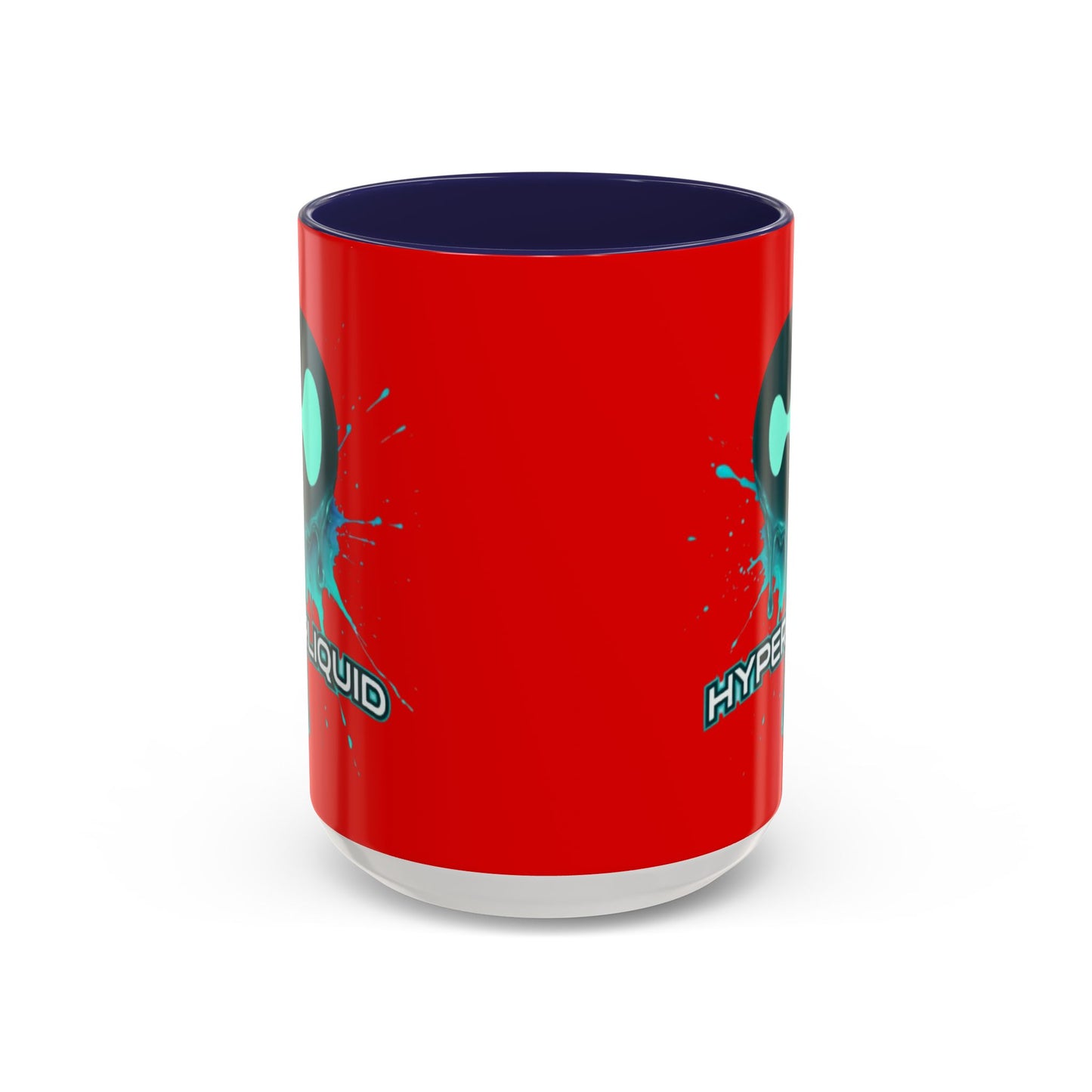 HYPE Drip Red Accent Mug by cypherpunkgear.com