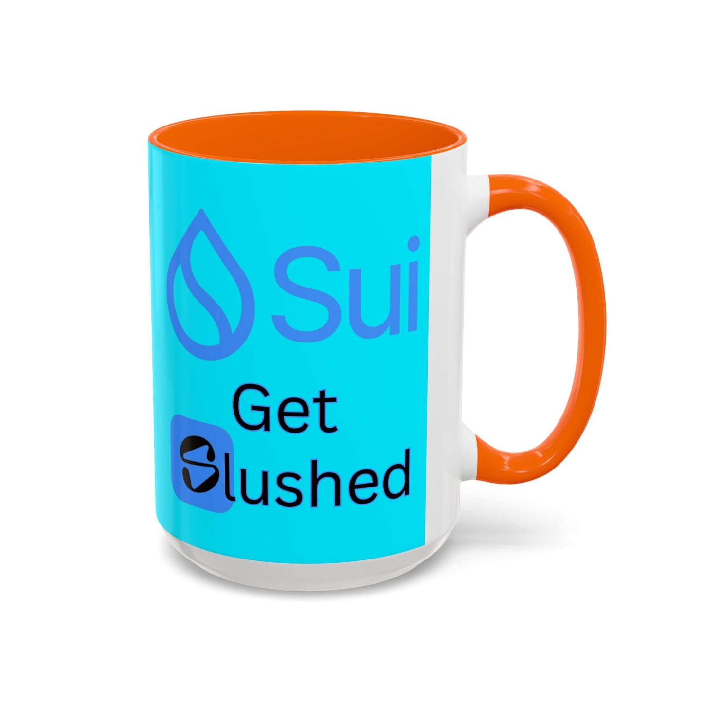 Sui: Get Slushed Light Blue Accent Mug by cypherpunkgear.com