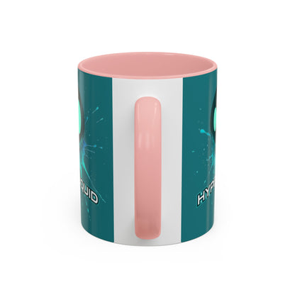 HYPE Drip Hyperliquid Accent Mug by cypherpunkgear.com